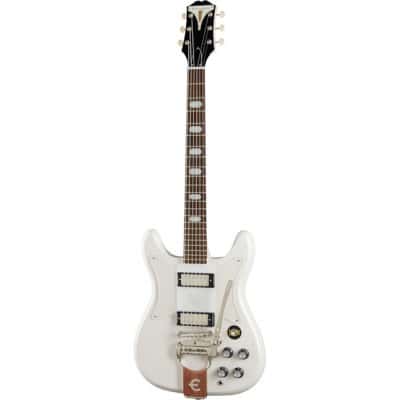 EPIPHONE CRESTWOOD CUSTOM (TREMOTONE) POLARIS WHITE DESIGNER OC