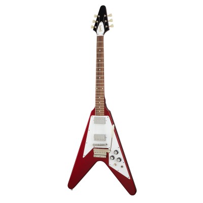 Flying V Mahogany 1967 W/ Maestro Vibrola Gloss Sparkling Burgundy Cs Hrc
