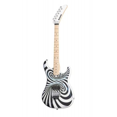 KRAMER CUSTOM GRAPHICS THE 84 3D BLACK WHITE SWIRL - REFURBISHED