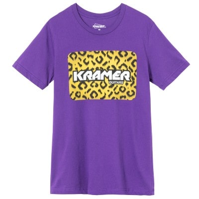 KRAMER LEOPARD TEE VIOLET TAILLE M 