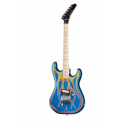 BARETTA « HOT ROD » BLUE SPARKLE WITH FLAMES