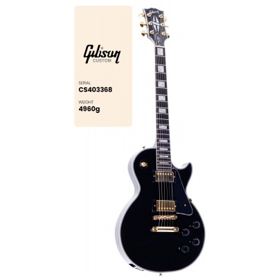 Les Paul Custom Ebony Cs Mc