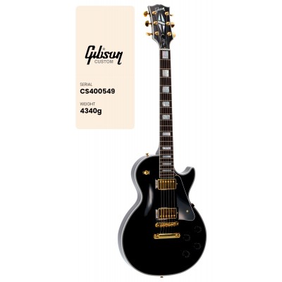GIBSON CUSTOM Les Paul Custom Ebony CS MC #CS400549