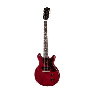 LES PAUL JUNIOR 1958 DOUBLE CUT REISSUE VOS CHERRY RED CS HRC