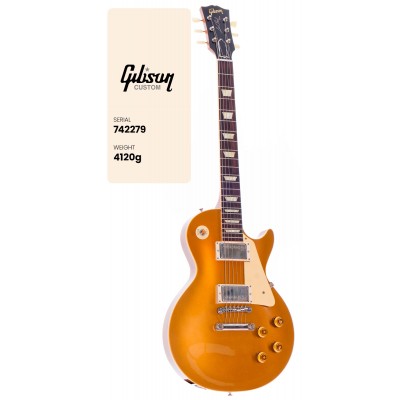 Les Paul 1957 Goldtop Vos Double Gold Cs Hrc