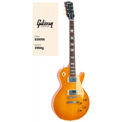 Les Paul Standard 1958 Light Aged Lemon Burst CS MLC #831096