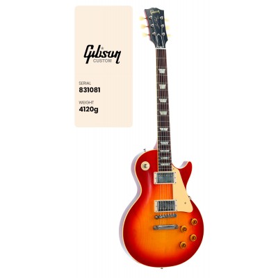 Les Paul Standard 1958 Ultra Light Aged Bourbon Burst CS MLC #831081