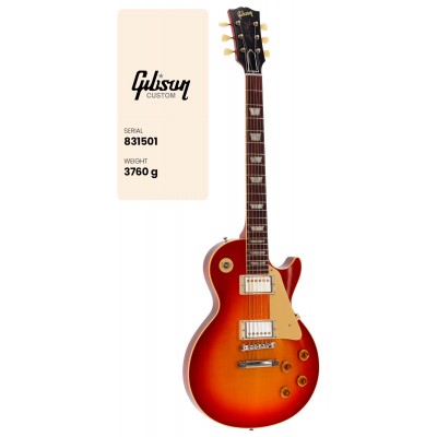 GIBSON CUSTOM Les Paul Standard 1958 Ultra Light Aged Washed Cherry Sunburst CS MLC #831501