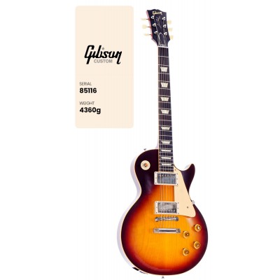 Les Paul Standard 1958 Vos Bourbon Burst Cs Hrc