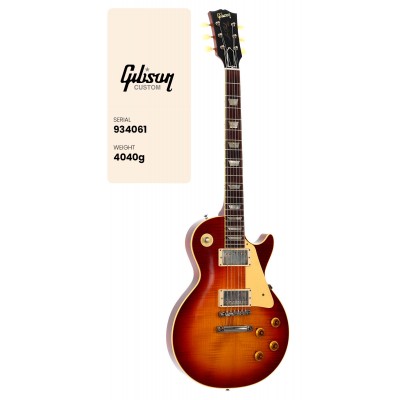 Les Paul Standard 1959 Ultra Light Aged Factory Burst CS MLC #934061