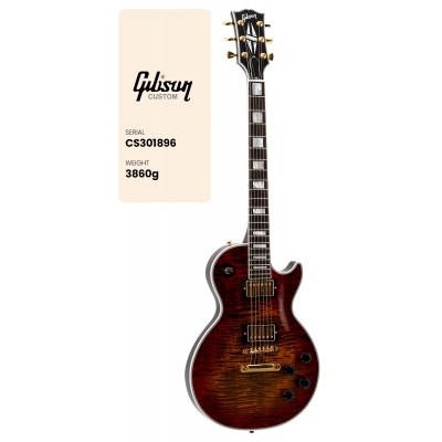 GIBSON CUSTOM Les Paul Axcess Custom Figured Top Bengal Burst CS MC #CS301896