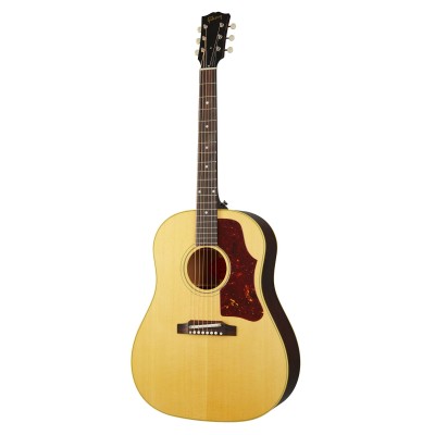 GIBSON ACOUSTIC ORIGINAL ROUND SHOULDER DREADNOUGHT 60S J-50 ORIGINAL, ADJ SADDLE (NO PICKUP) ANTIQUE NATURAL