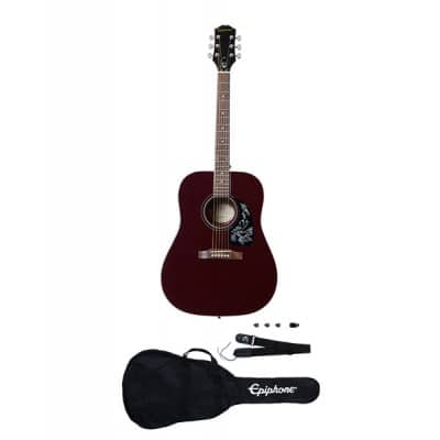 EPIPHONE STARLING ACOUSTIC GUITAR PLAYER PACK WINE RED