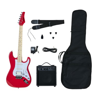 FOCUS ELECTRIC GUITAR PLAYER PACK RED