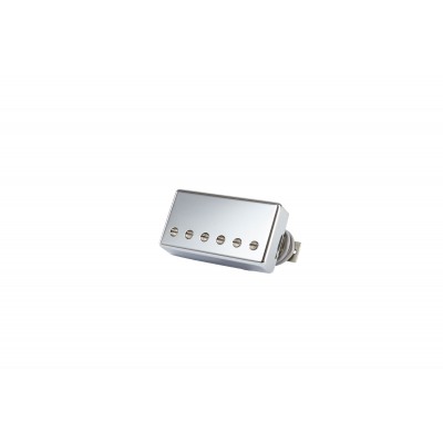 GIBSON ACCESSORIES 498T "hot Alnico" Treble Double Black Chrome Cover