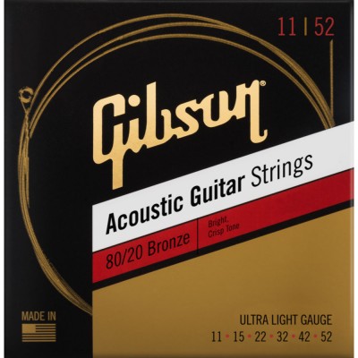 MODERN STRINGS 80/20 BRONZE ACOUSTIC GUITAR ULTRA-LIGHT