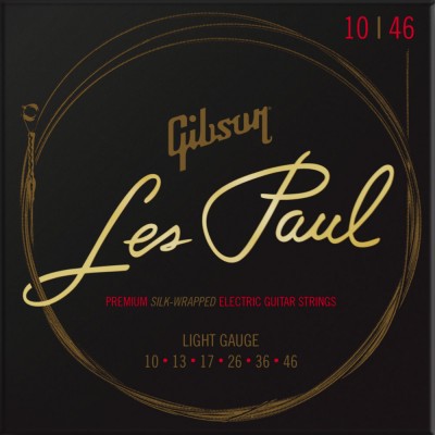 GIBSON GEAR LES PAUL PREMIUM ELECTRIC GUITAR STRINGS LIGHT