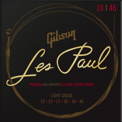 GIBSON ACCESSORIES Les Paul Premium SILK-wrapped Light 10-46