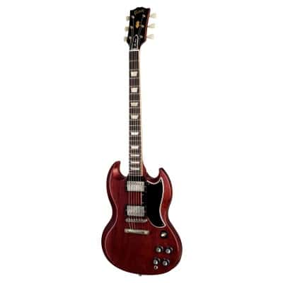 Gibson 1961 Les Paul Sg Standard Reissue Stop-bar Vos Cherry Red
