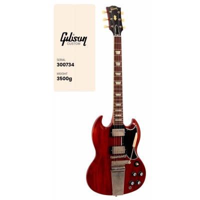 GIBSON CUSTOM SG Standard 1964 W/ Maestro Ultra Light Aged Cherry Red CS MLC #300734