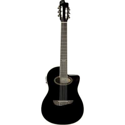 EKO GUITARS NXT N100CWE NYLON CUTAWAY SEE THROUGH BLACK