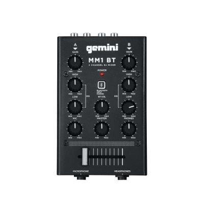 GEMINI MM1BT - Table De Mixage - 2 Canaux (bluetooth)