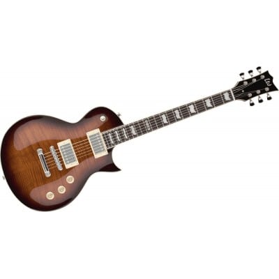 EC-256FM DARK BROWN SUNBURST