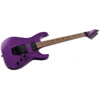 Ltd Guitars Kirk Hammett Modele 602 Violet Paillete