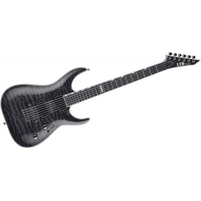 Ltd Mh1001 Neck Thru See Thru Black