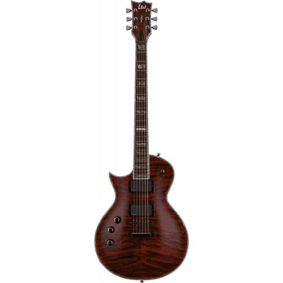 Lh Handed Ec 1000 Deluxe See Thru Black Cherry - B Stock