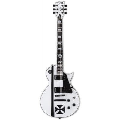 SIGNATURE JAMES HETFIELD IRONCROSS SNOW WHITE