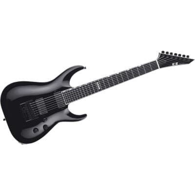 ELECTRIC GUITARS E-II STANDARD HORIZON NT 7 STRINGS EVERTUNE BLACK GLOSS