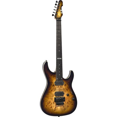 ESP SN-2 E-II Bukeye Burl Nebula Black Burst