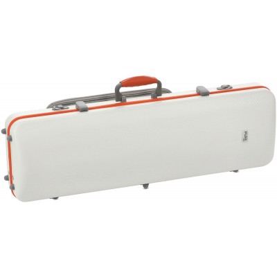 GEWA VIOLIN CASE POLYCARBONATE FUN 4/4 - 1/2 WHITE / ORANGE