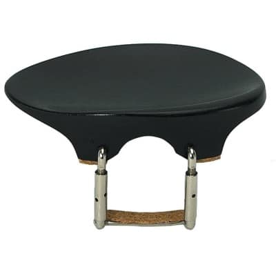 1/4-1/2 CHIN REST FLESCH ROUND LEFTHAND MODEL EBONY