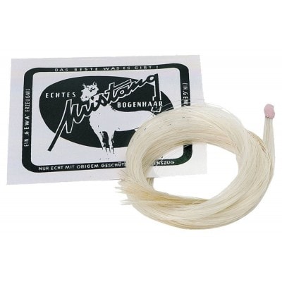 VIOLIN/VIOLA BOW HAIR MUSTANG SINGLE LAYER NORMAL STRENGTH