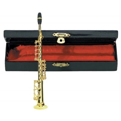 MINIATURE SOPRANO SAXOPHONE INSTRUMENT