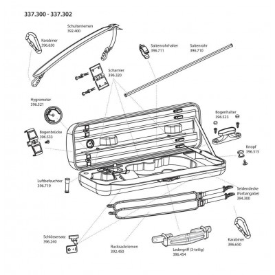 Jaeger Etui Violon Prestige Charniere