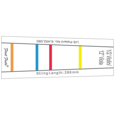 GEWA 3/4 FINGERBOARD MARKING FIRST FRET 303 MM FOR VIOLINS AND 33 CM (13") VIOLAS