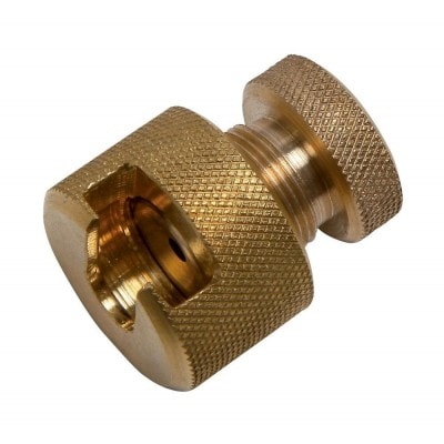 END BUTTON REMOVER YELLOW BRASS 