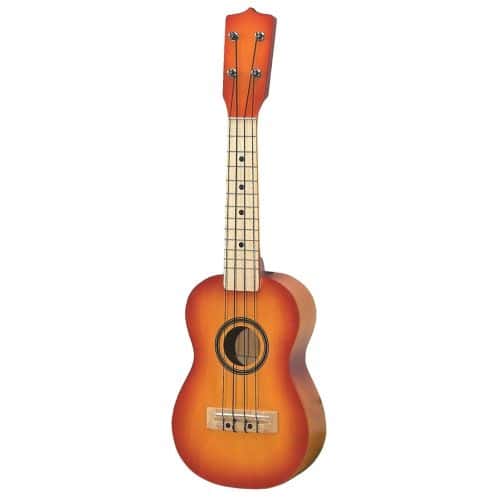 UKULL SOPRANO MODLE 1 SUNBURST JAUNE-ROUGE