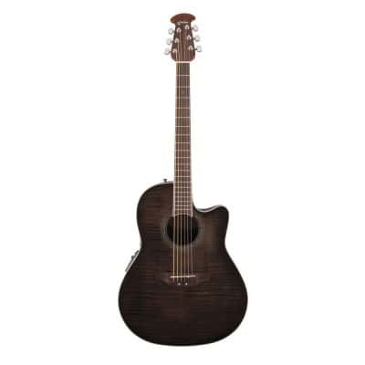 E-ACOUSTIC GUITAR CELEBRITY STANDARD PLUS MID CUTAWAY TRANSPARENT BLACKBURST FLAME