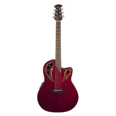 Elektro-Akoestische Gitaar Celebrity Elite Mid Cutaway Ruby Red