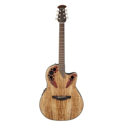 Elektro-Akoestische Gitaar Celebrity Elite Plus Mid Cutaway Natural Spalted Maple