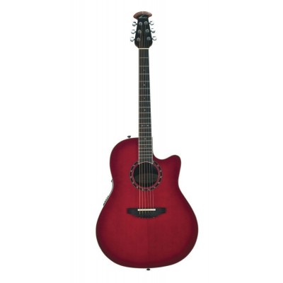 Elektro-Akoestische Gitaar Standard Balladeer Deep Contour Cutaway Cherry Cherry Burst