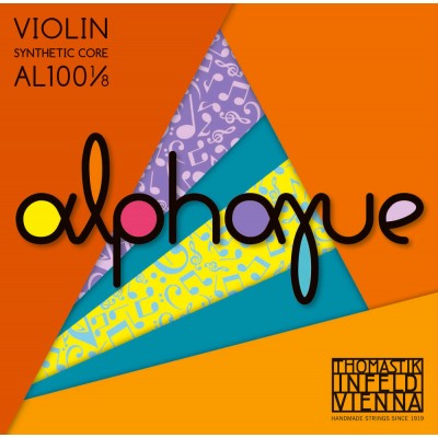 THOMASTIK 1/8 STRINGS VIOLIN ALPHAYUE CORE NYLON SET 1/8 AL100 1/8