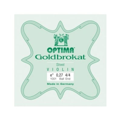 STRINGS VIOLIN LENZNER GOLDBROKAT VIOLIN E 0,27 K HARD