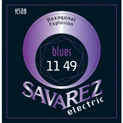 SAVAREZ Hexagonal Explosion Nickel Blues .011-.049 H50B