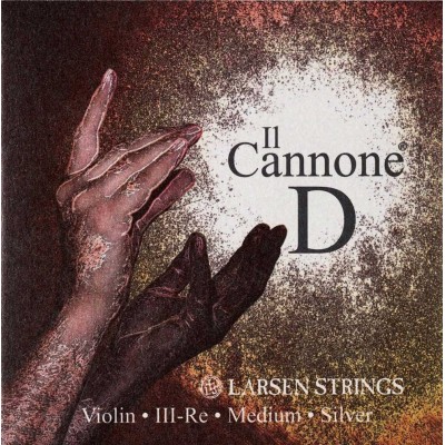 STRINGS LARSEN VIOLIN IL CANNONE RE SILVER MEDIUM