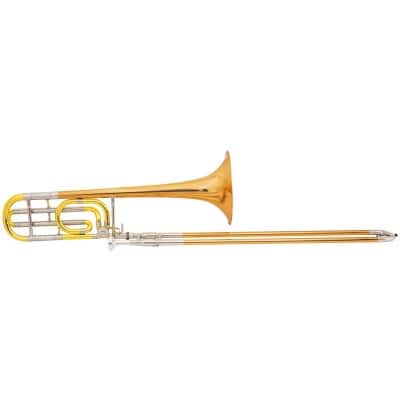 88H - TROMBON TENOR COMPLETO PROFESIONAL - LACADO ORO